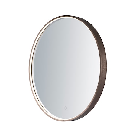 Mirror 1-Light 27.5 Wide Anodized Bronze LED Mirror